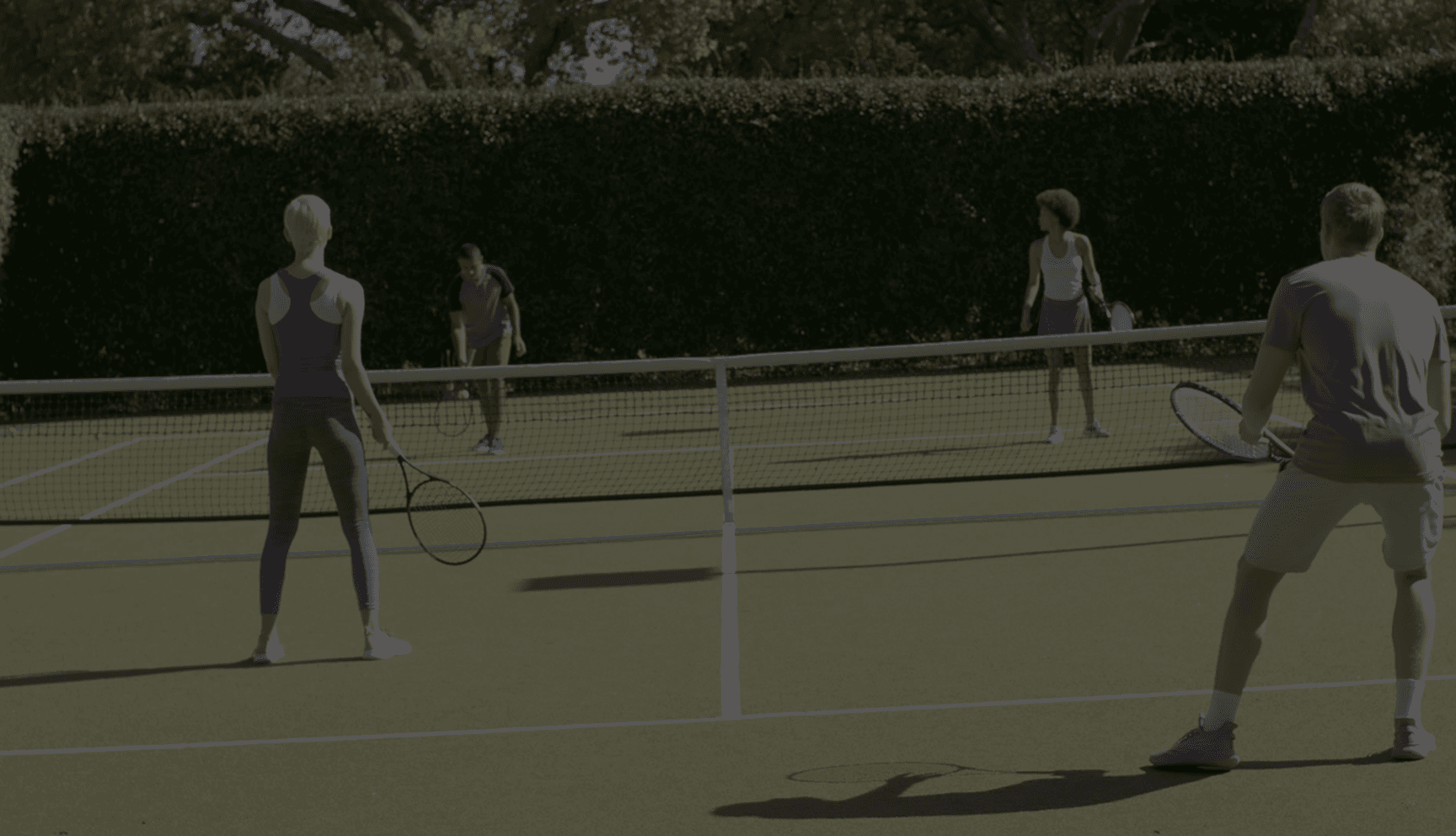 Tennis training background